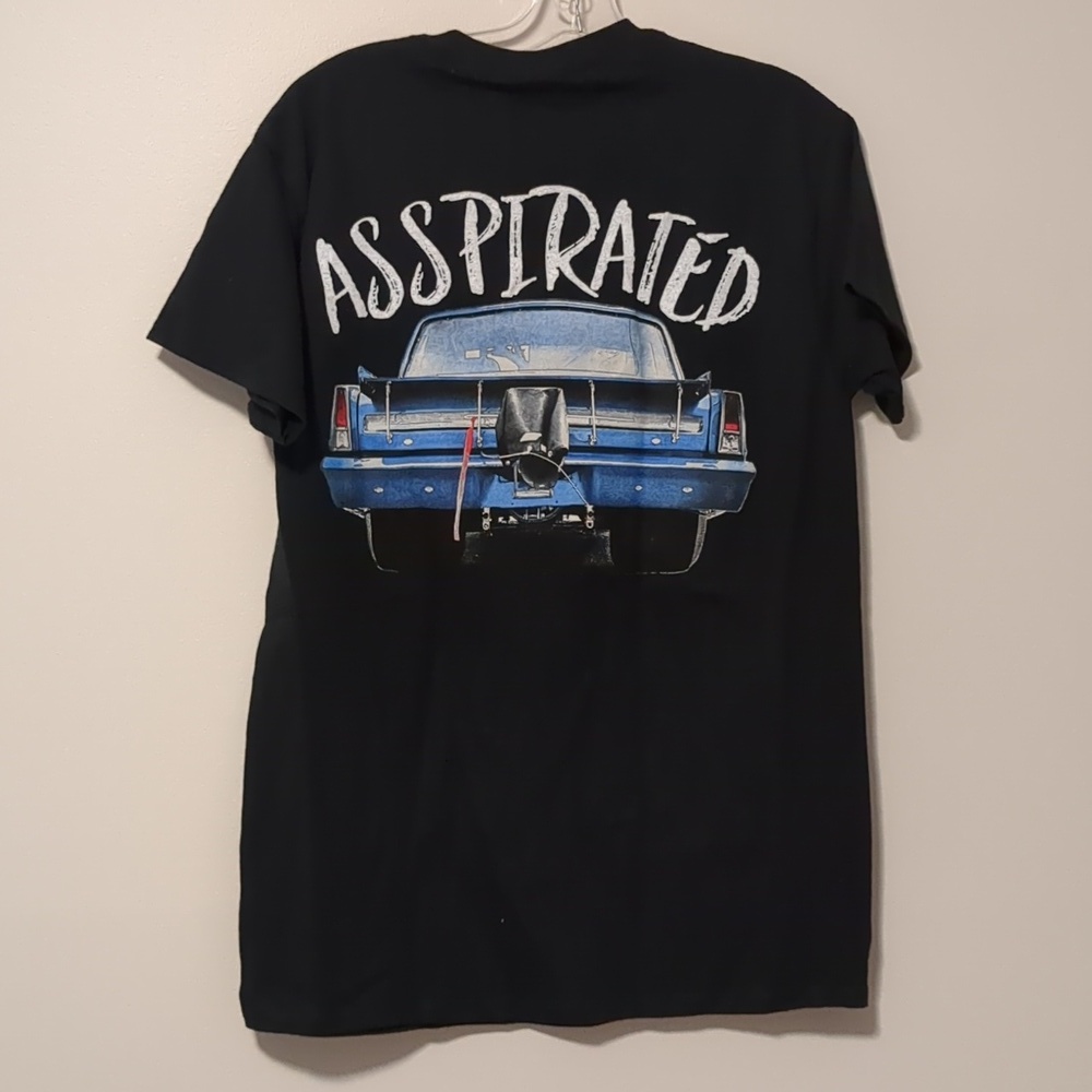 NEW - GILDAN - Black John Force Car T-Shirt - Picture 2 of 4